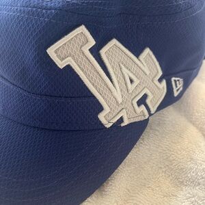 New Era Royal Blue White LA Embroidered Cap